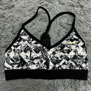Nike Black and White Sports Bra Size XS